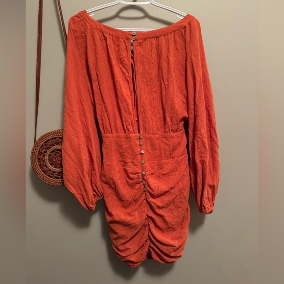 Free People ruched dress size XS/SM - Picture 1 of 2